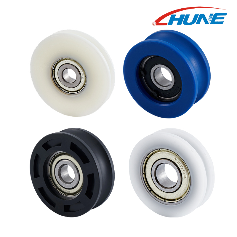 U Groove Pulley Wheel 6100ZZ 6200ZZ Průvodce ložiskem