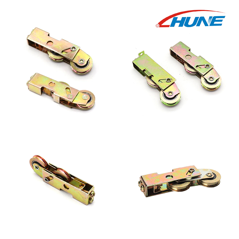 Výměna 2ks válečků posuvných dveří, sestava tandemových válečků Výměna posuvných skleněných dveří Síťové dveře